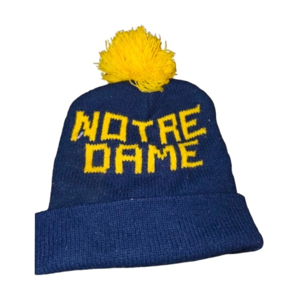 vintage Notre Dame Fighting Irish cuffed knit beanie cap